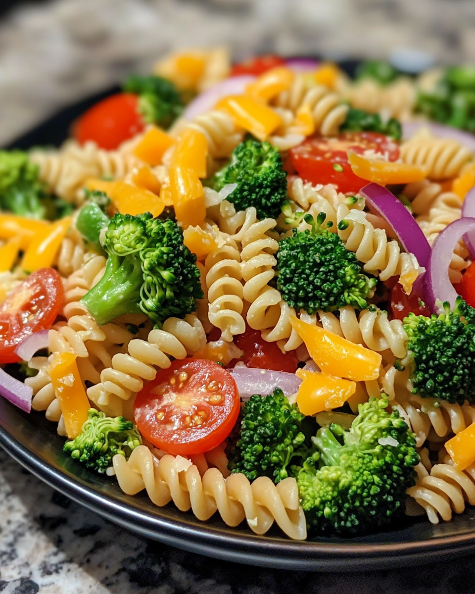 Irresistible Fresh Broccoli Pasta Salad Picnic Perfect Bowl